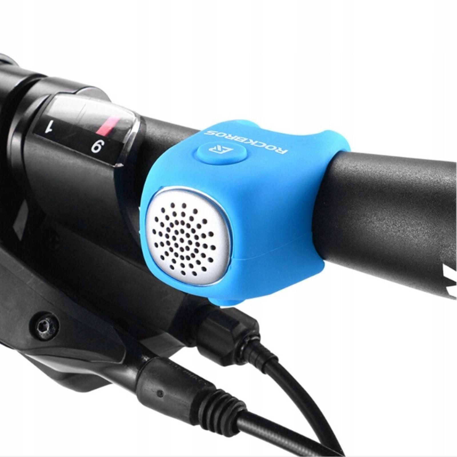 ROCKBROS Fahrradklingel MTB Rennrad E-Bike Lenker Fahrradklingel, Elektrische Hupe Laut Mini Alarm Signal Klingel