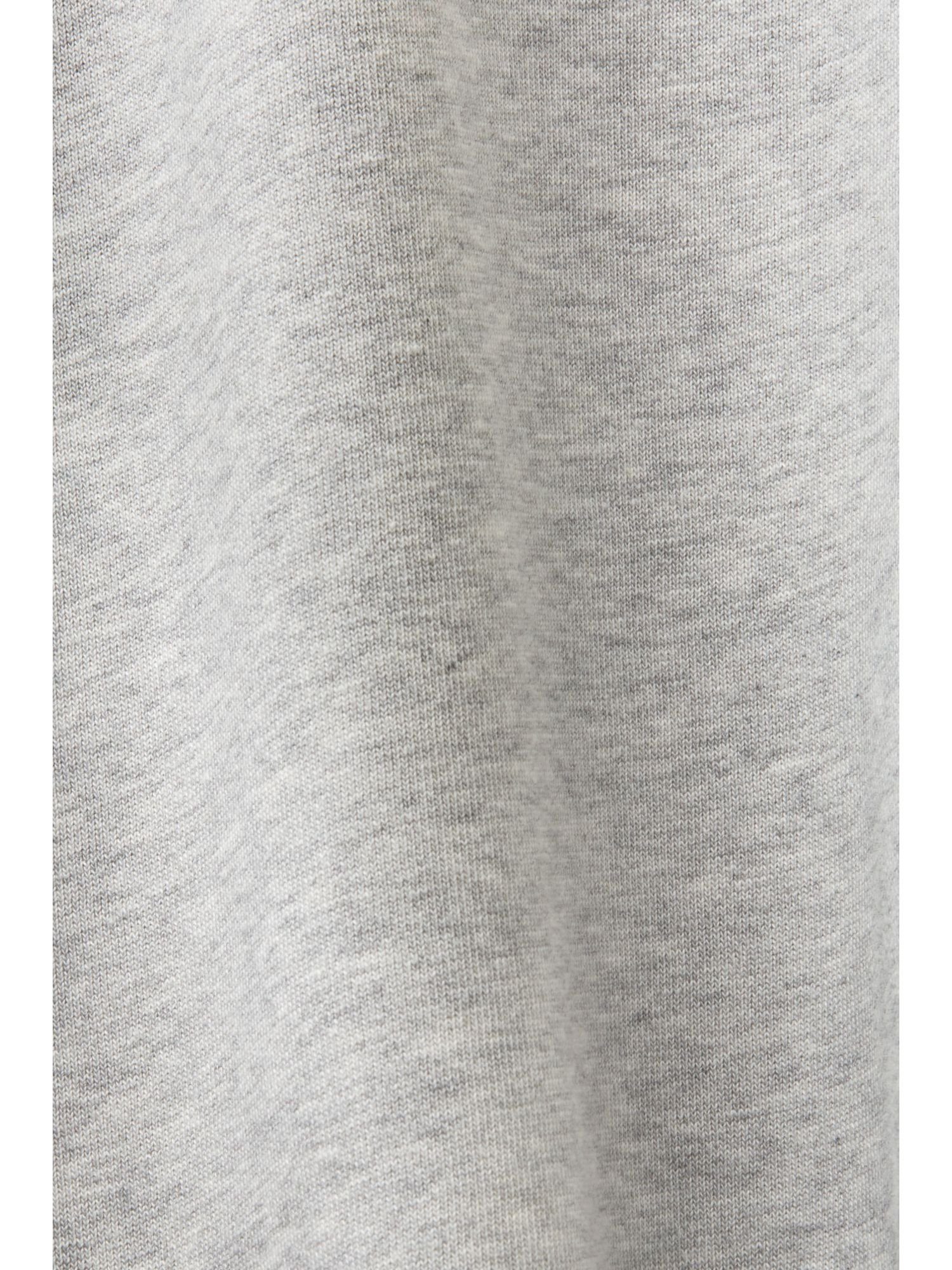 Logo Sweatshirt Fleece-Hoodie GREY LIGHT mit Esprit (1-tlg) Unisex