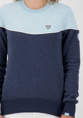 Alife & Kickin Sweatshirt DarleenAK mehrfarbiger Crewneck-Sweater mit Kontrastdetails