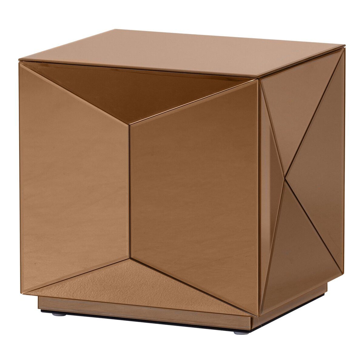 WOOOD Beistelltisch, Einzigartiges Design mit Spiegel-Optik