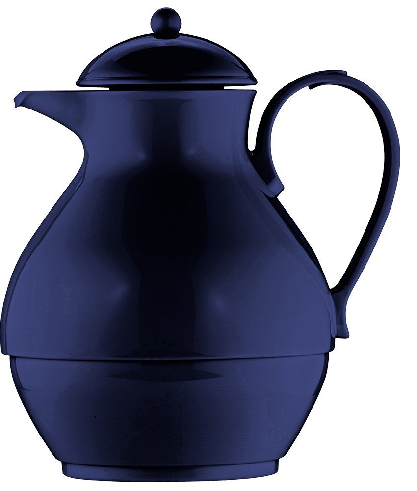 Helios Isolierkanne Nostalgie, 1.0 l, traditionelle Form dunkelblau