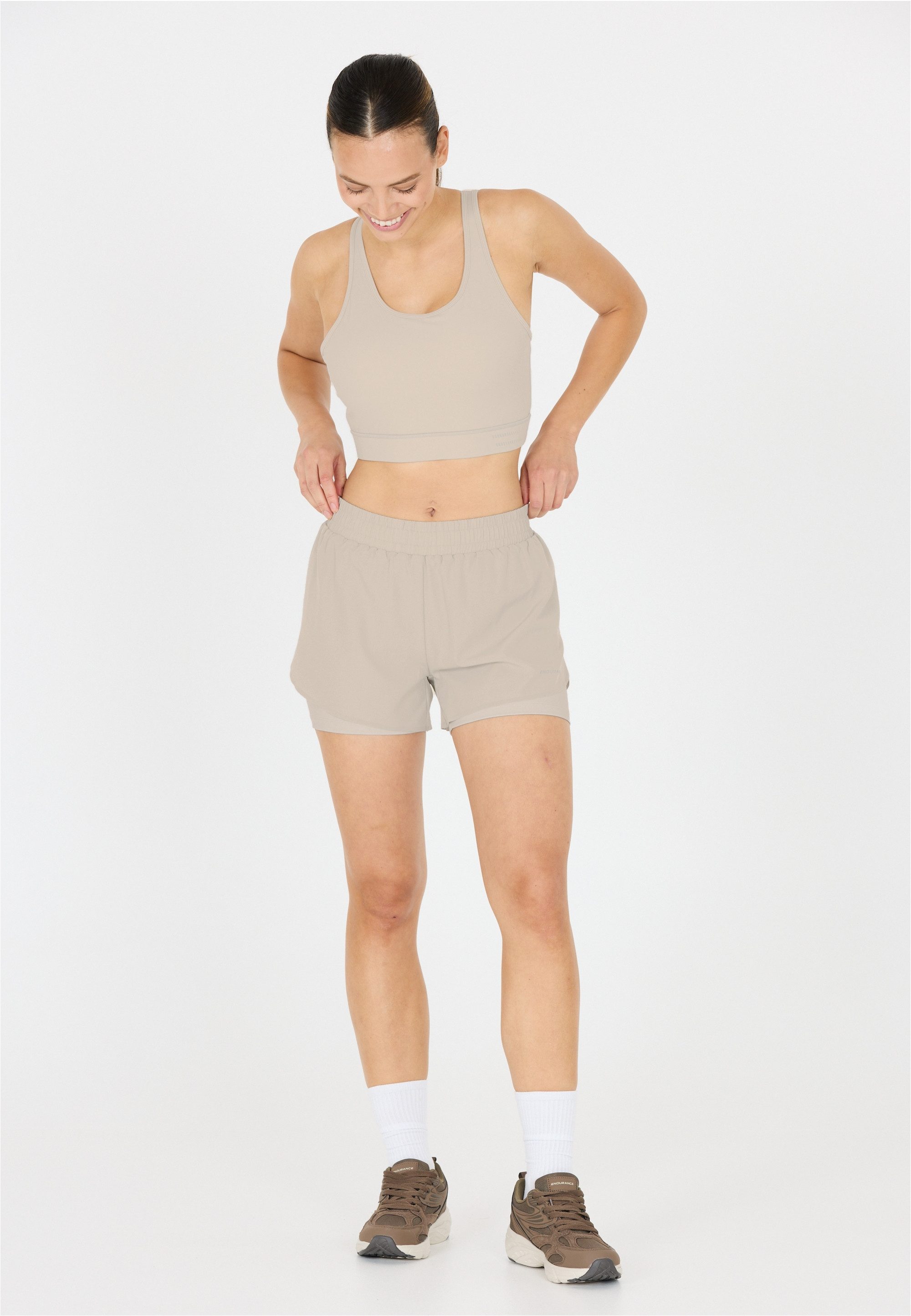 ENDURANCE Shorts Val im funktionalen 2-in-1-Design