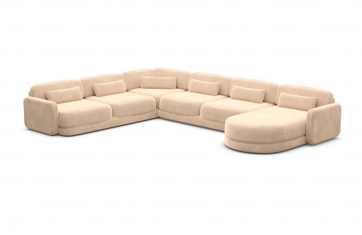 Sofa Dreams Wohnlandschaft Stoff Polstersofa Luxus günstig online kaufen