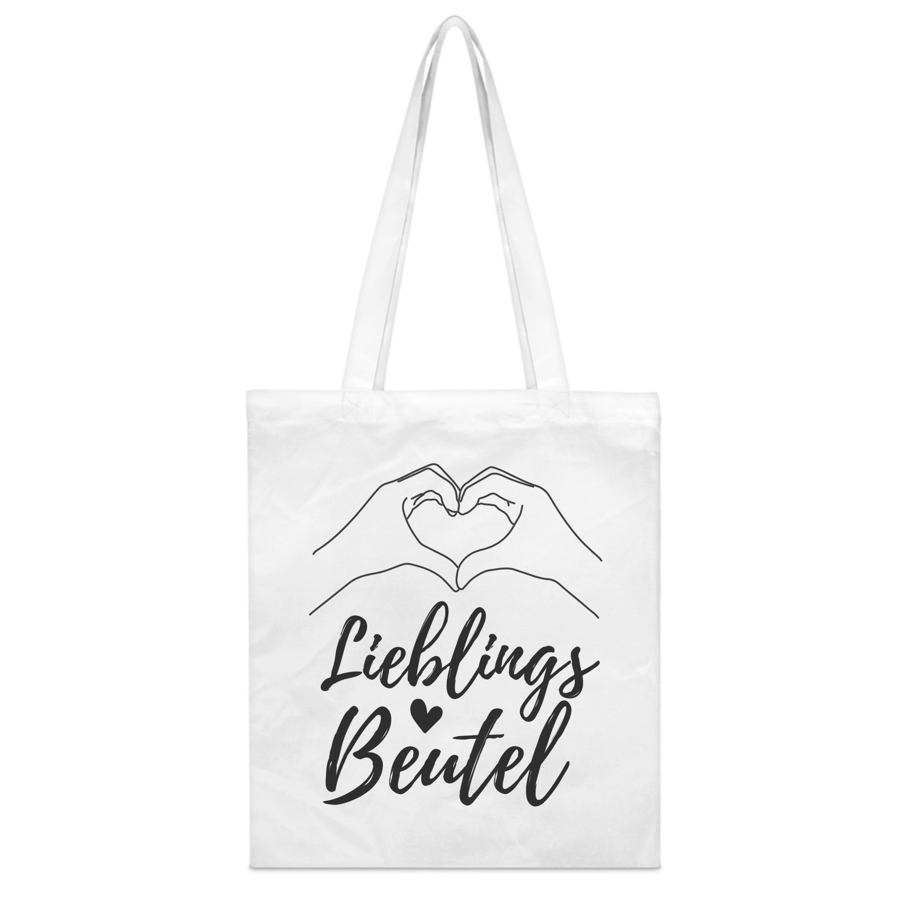 PhotoFancy Tragetasche mit Spruch 'Lieblingsbeutel' - Stoffbeutel, mit lustigem Spruch