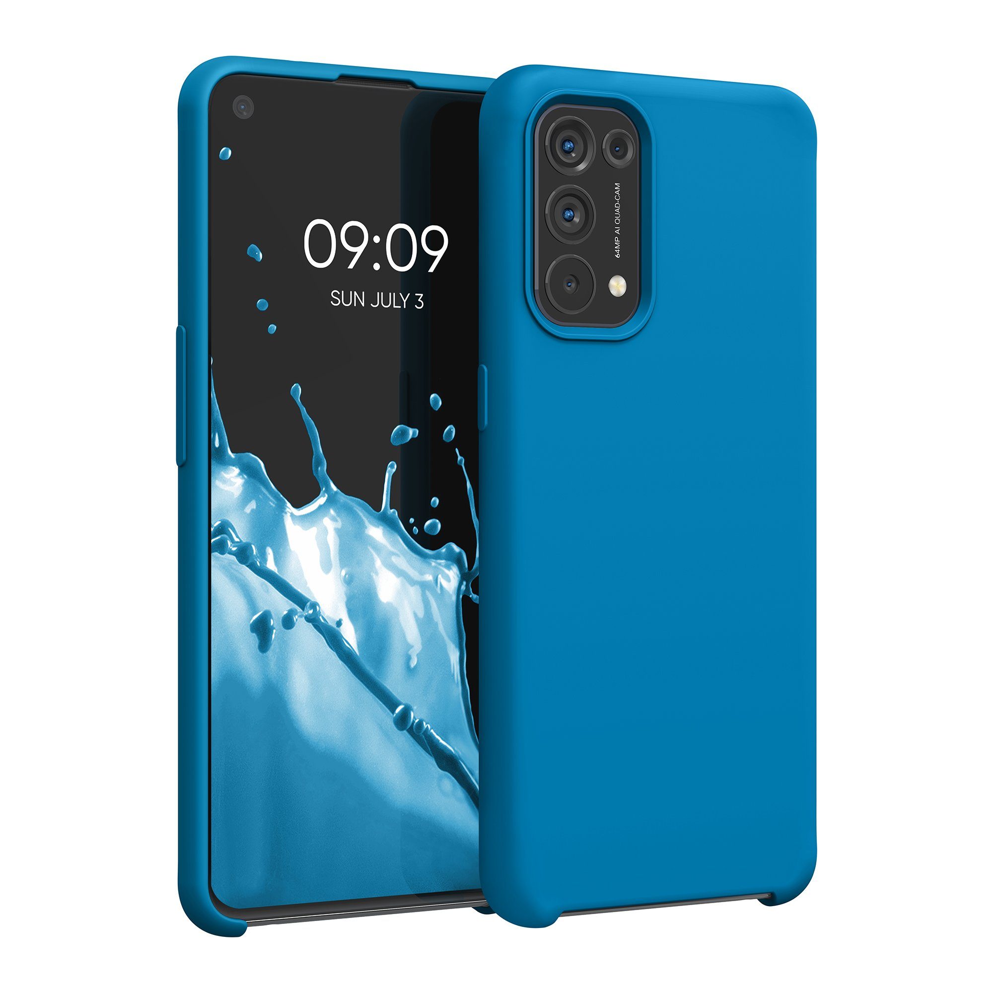 kwmobile Handyhülle Handyhülle für Oppo Find X3 Lite Hülle, Weiches Handy Silikon Case - Schutzhülle Cover