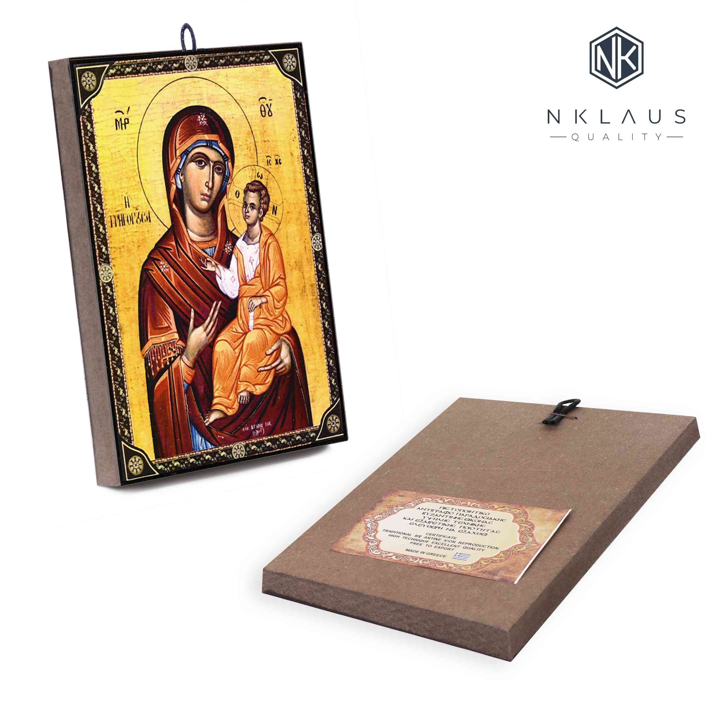 NKlaus Bild Ikone Maria Grigorousa orthodox Zertifizierte Reproduktion aus günstig online kaufen