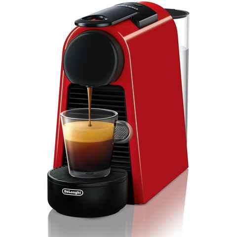 Nespresso Kapselmaschine Essenza Mini EN85.R von DeLonghi, Red, inkl. Willkommenspaket mit 7 Kapseln