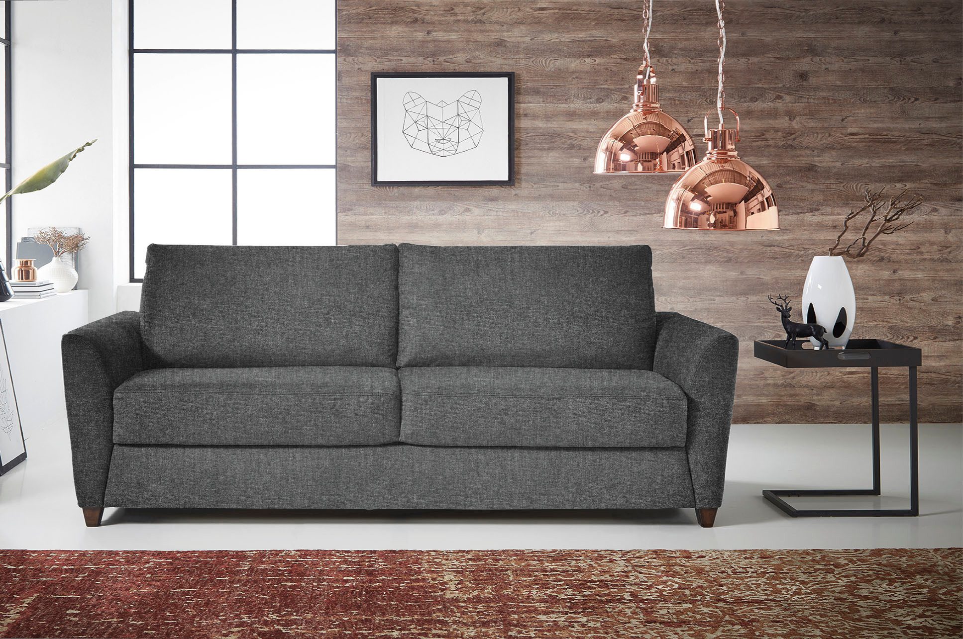 Bali Schlafsofa Dallas, Dauerschlaffunktion, mit Lattenrost günstig online kaufen