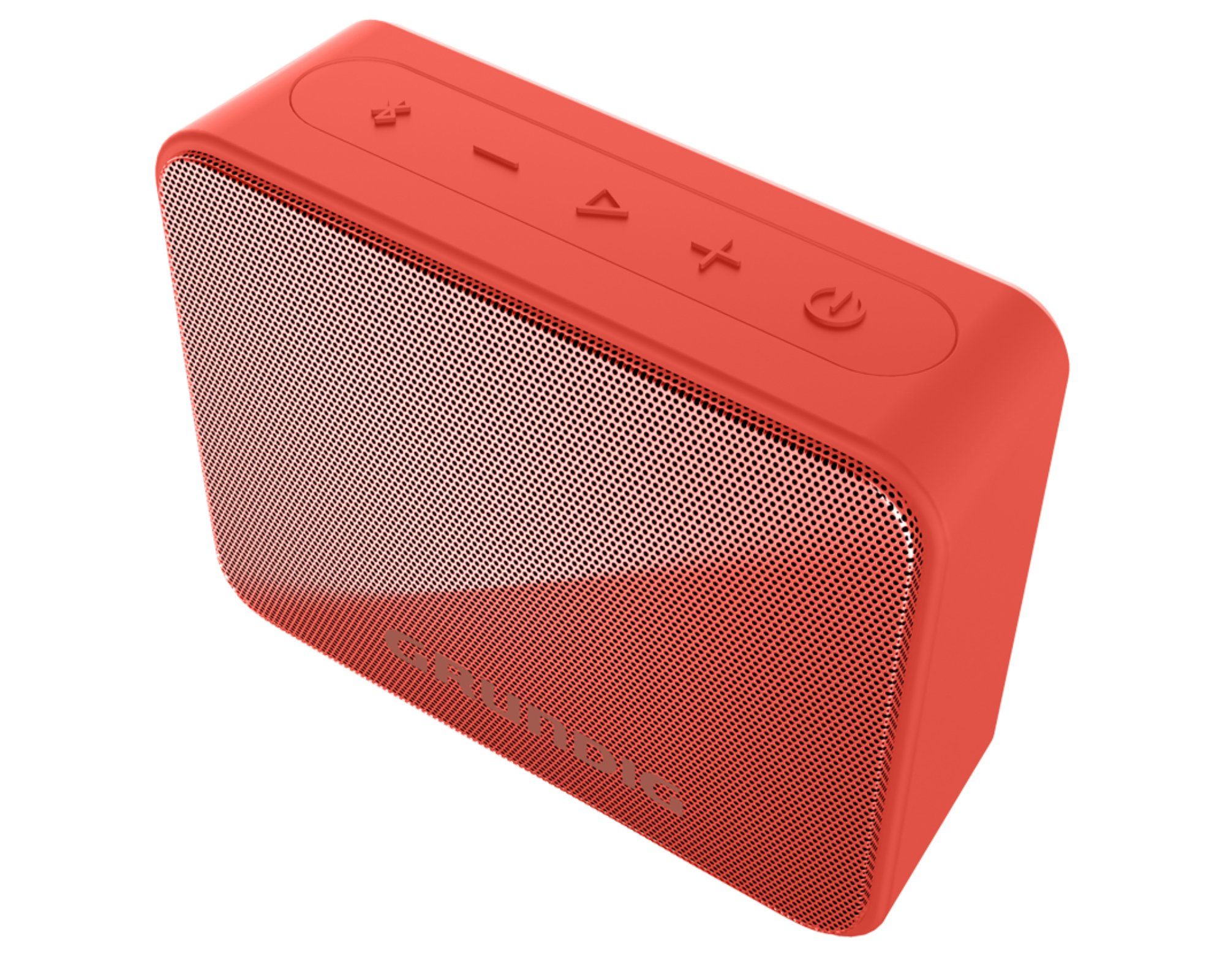 Grundig GBT SOLO Bluetooth-Lautsprecher (Bluetooth, 3.5 W, IPX5, integrierter Passivradiator, Reichweite bis zu 30 Meter) Rot | Lautsprecher