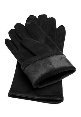 Caspar Strickhandschuhe GLV013 klassisch elegante uni Damen Winter Handschuhe