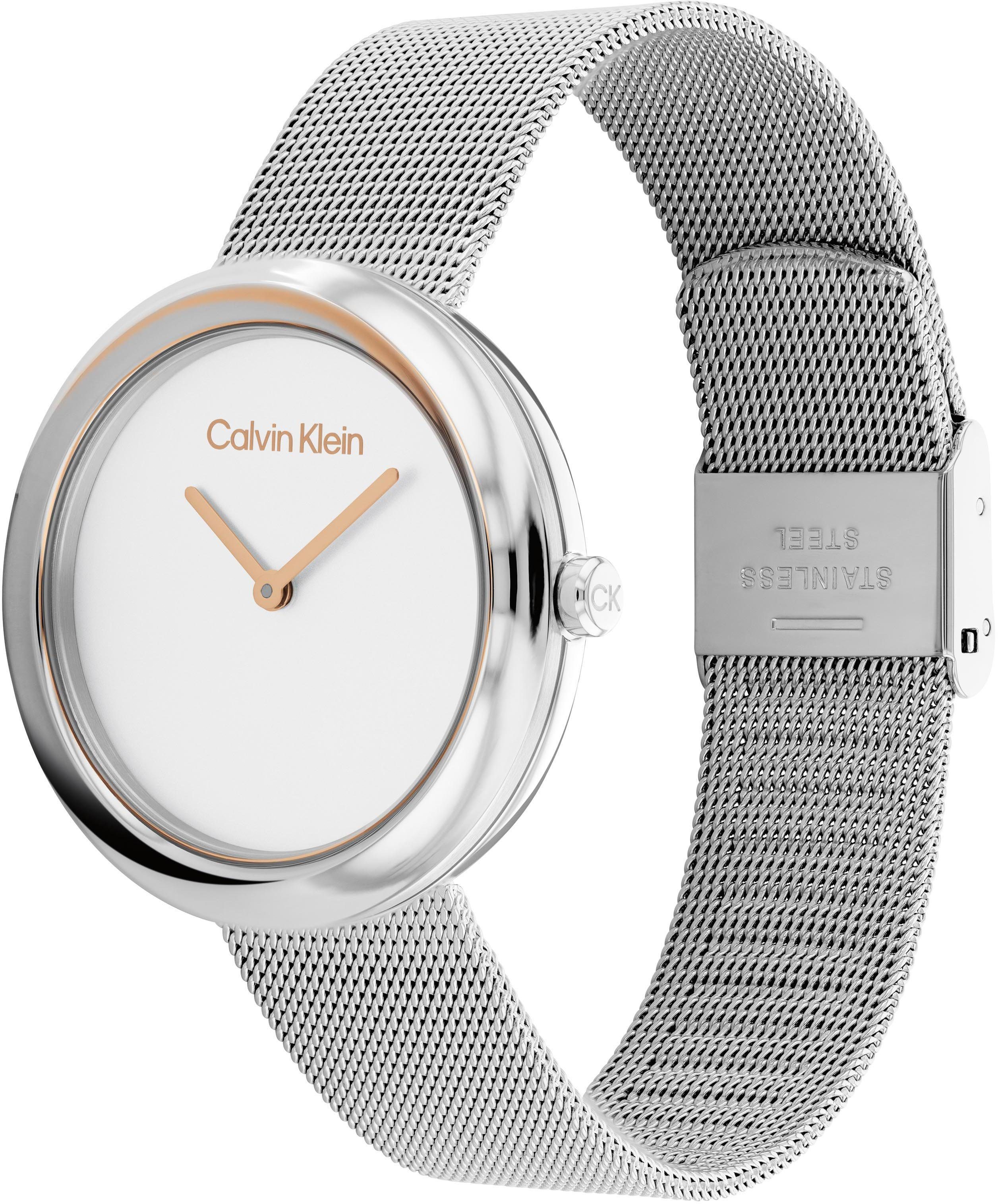 Bezel, Quarzuhr Calvin 25200011 Twisted Klein