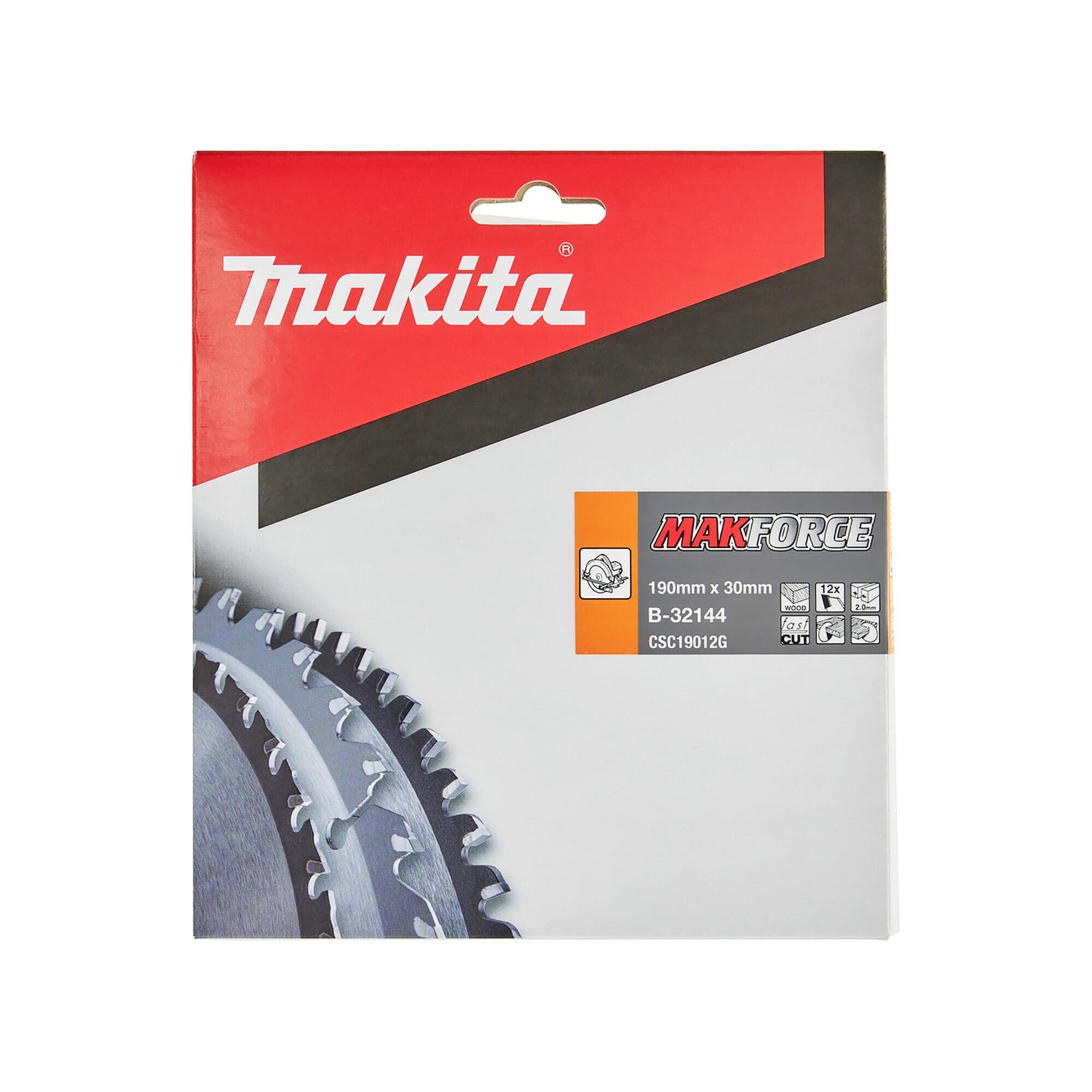 Makita Kreissägeblatt Makita Sägebblatt MAKFORCE 190x30x12Z