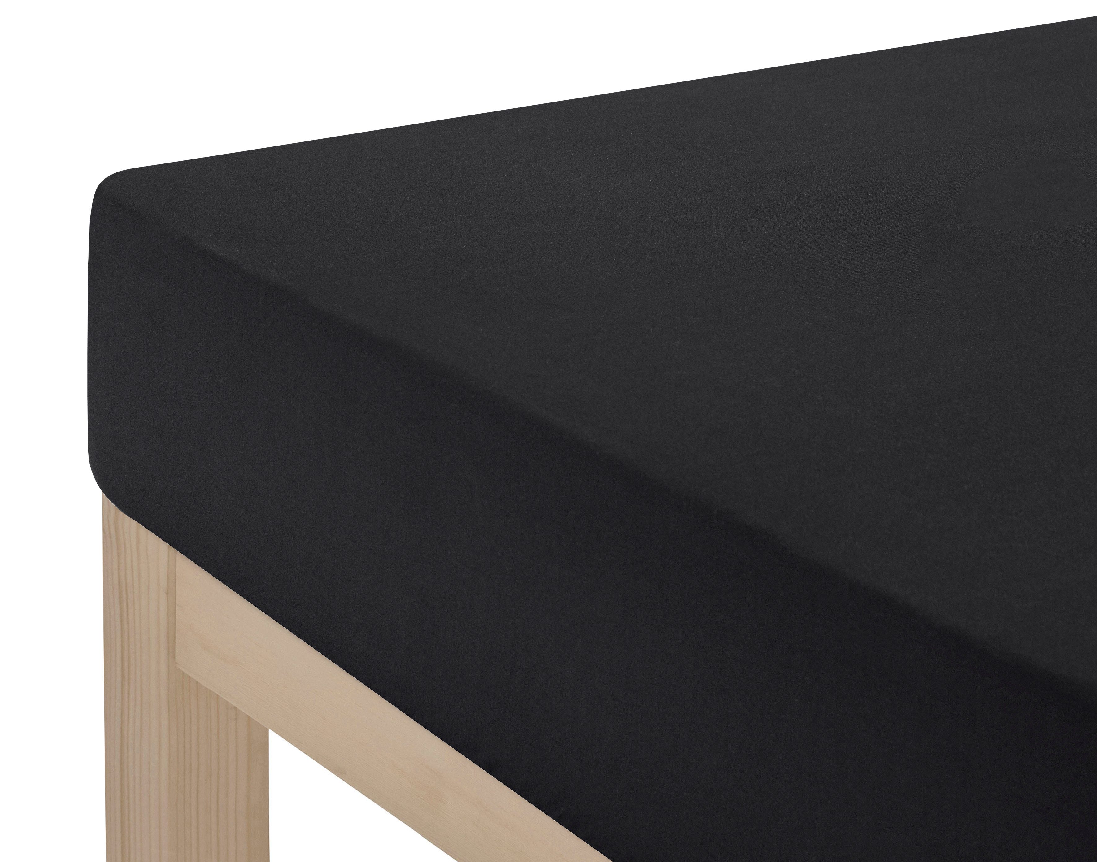 OTTO home Bettlaken Desner, Microfaser, Gummizug: rundum, (1 Stück), Mikrofaser, für Matratzen bis 20cm Höhe, 100% Polyester, Bettlaken