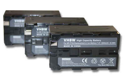 vhbw kompatibel mit Aputure AMARAN ALH-198C CRI 95+, AMARAN AL-F7 CRI 95+ Kamera-Akku Li-Ion 3600 mAh (7,2 V)