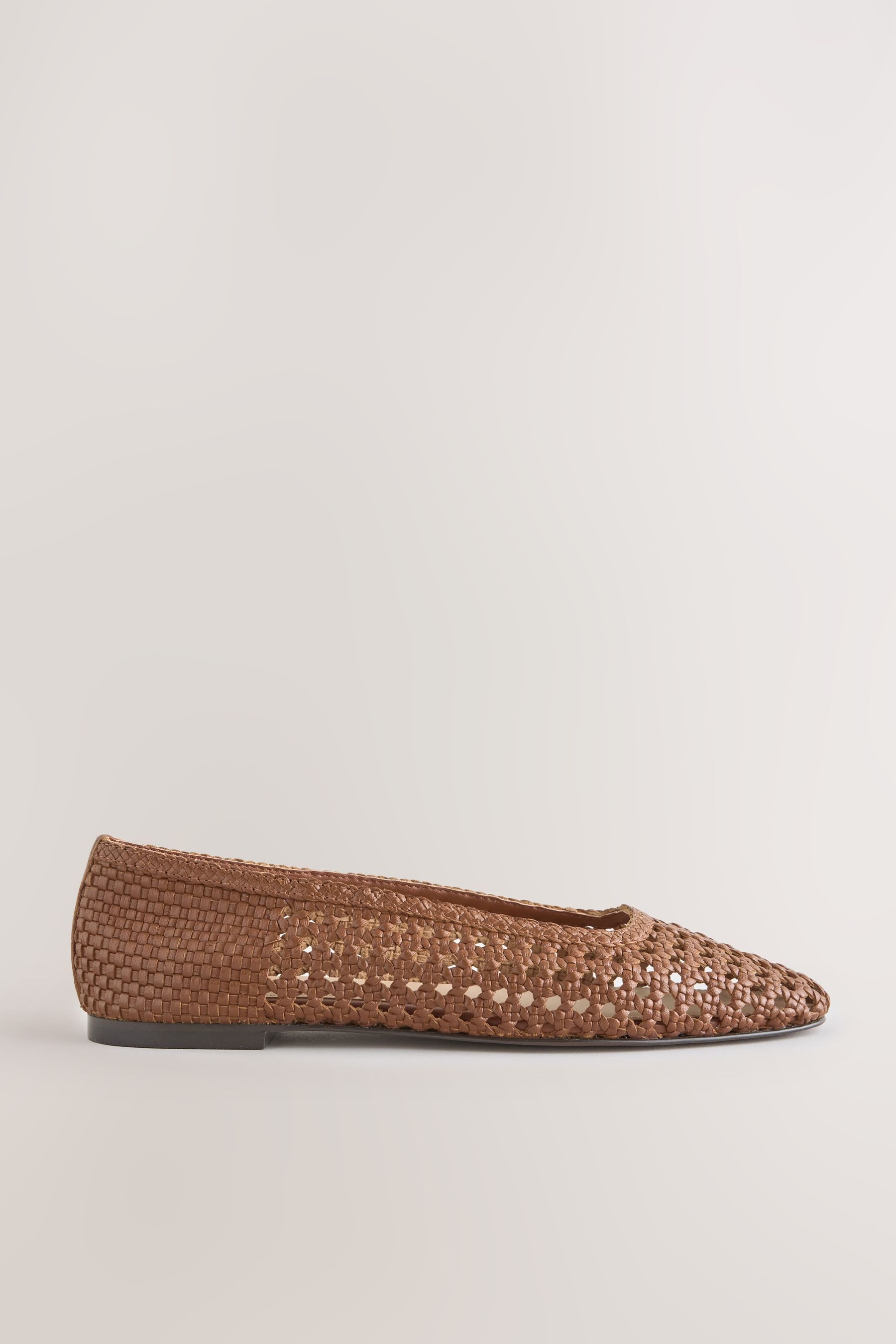 Next Forever Comfort® Schuhe aus geflochtenem Leder Ballerina (1-tlg)