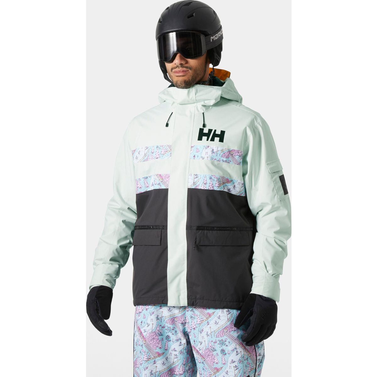 Helly Hansen Skijacke Ullr D Fram Jacket Wasserabweisende Skijacke mit innovativer Isolierung, ideal für