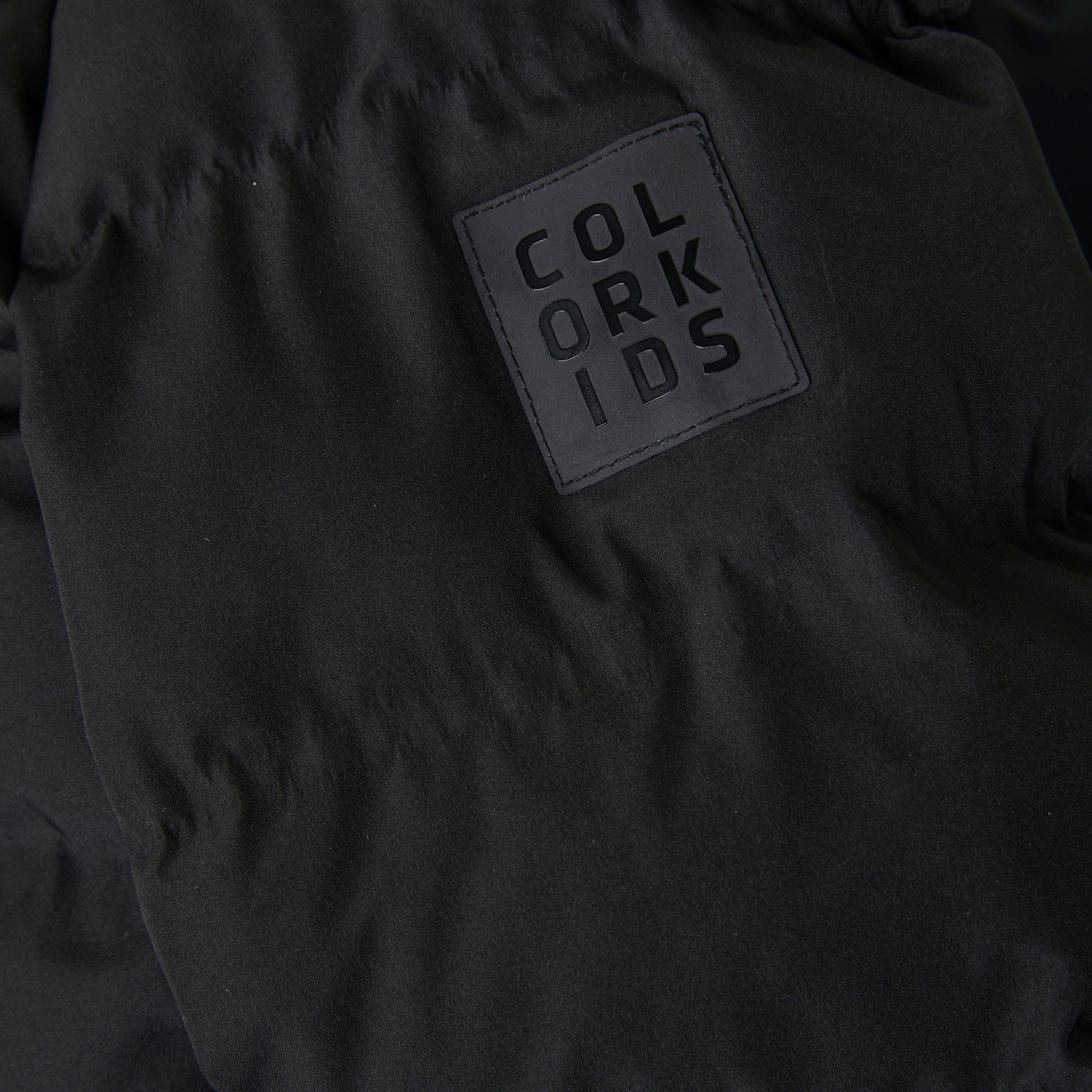 KIDS COLOR (1191) - Jacket 741136 Skijacke Quilt Black COJr.