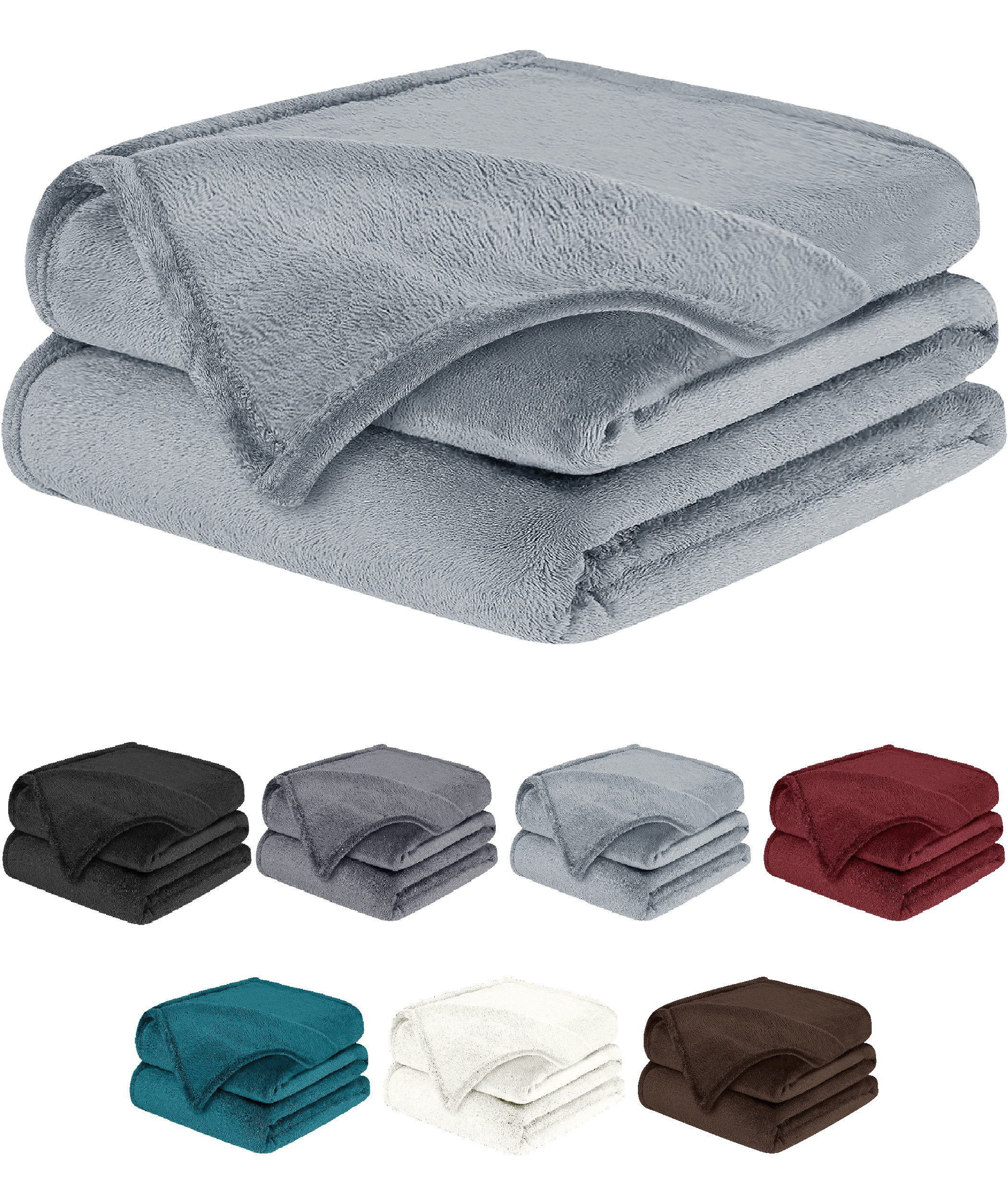 Wohndecke Kuscheldecke Fleecedecke Sofadecke Tagesdecke Bettüberwurf, günstig online kaufen