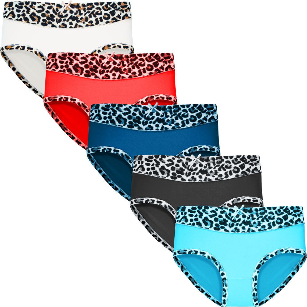 Slip 5er Damen Slips Unterhosen Baumwolle Panty Unterwäsche 9077 XL