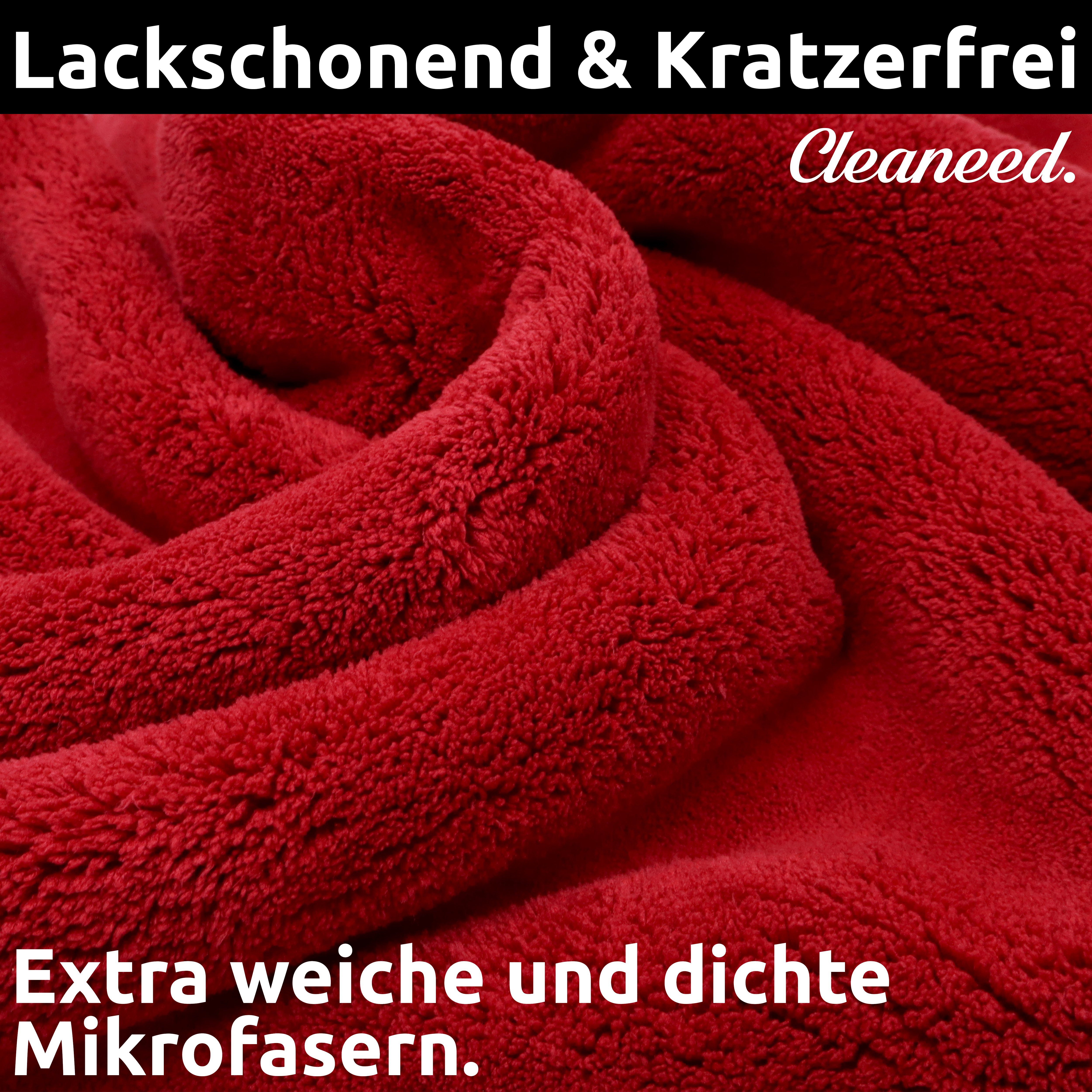 Cleaneed Trockentuch [90x60cm - 1200GSM] – Extra Saugstark ohne Rückstände Auto-Reinigungsmittel (1-St. Mikrofasertuch mit extremer Aufnahmekapazität - Besonders Lackschonend)