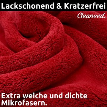 Cleaneed Trockentuch [90x60cm - 1200GSM] – Extra Saugstark ohne Rückstände Auto-Reinigungsmittel (1-St. Mikrofasertuch mit extremer Aufnahmekapazität - Besonders Lackschonend)