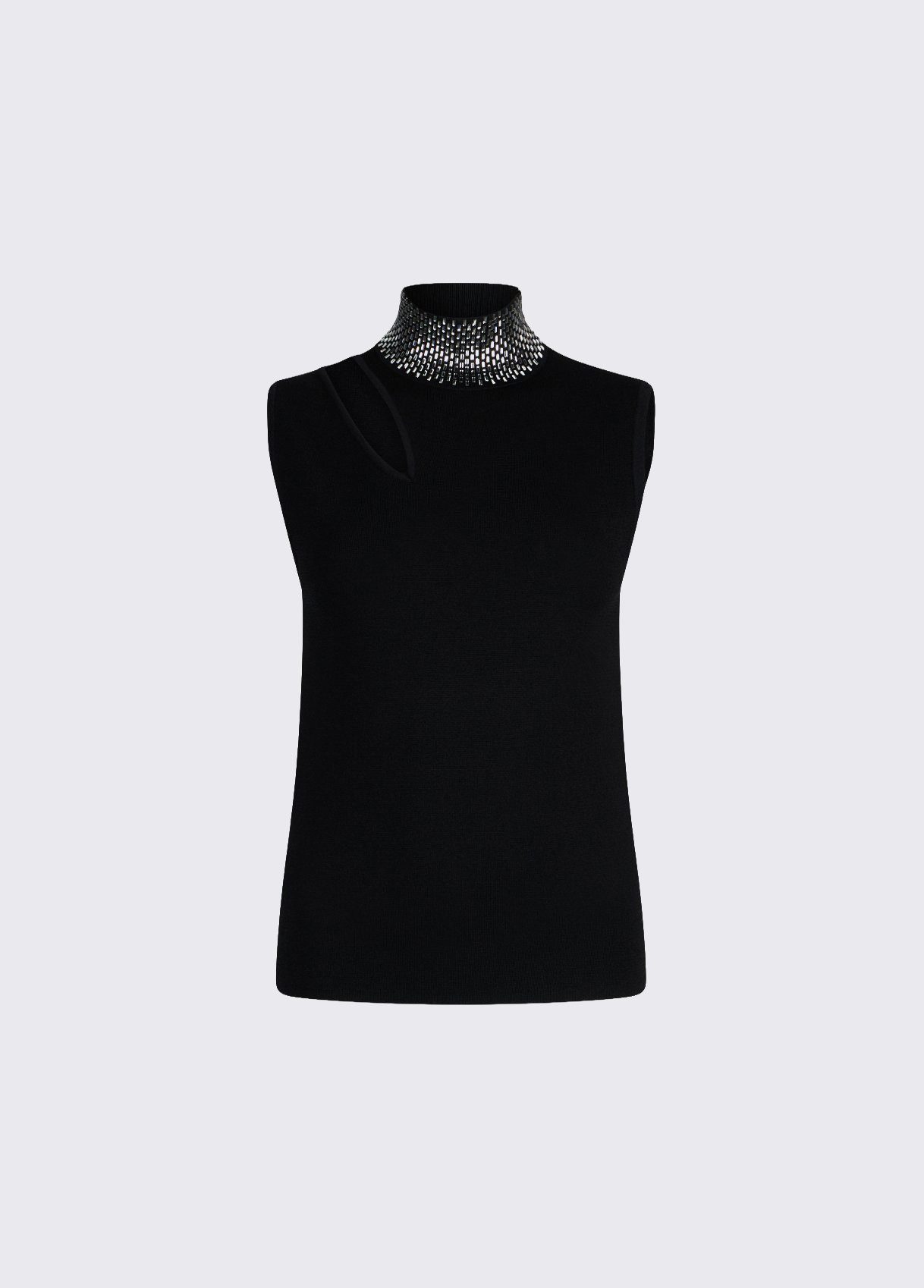 Liu Jo Strickpullover Strickoberteil - Top Damen - Stricktop - Shirt - schwarzes Top