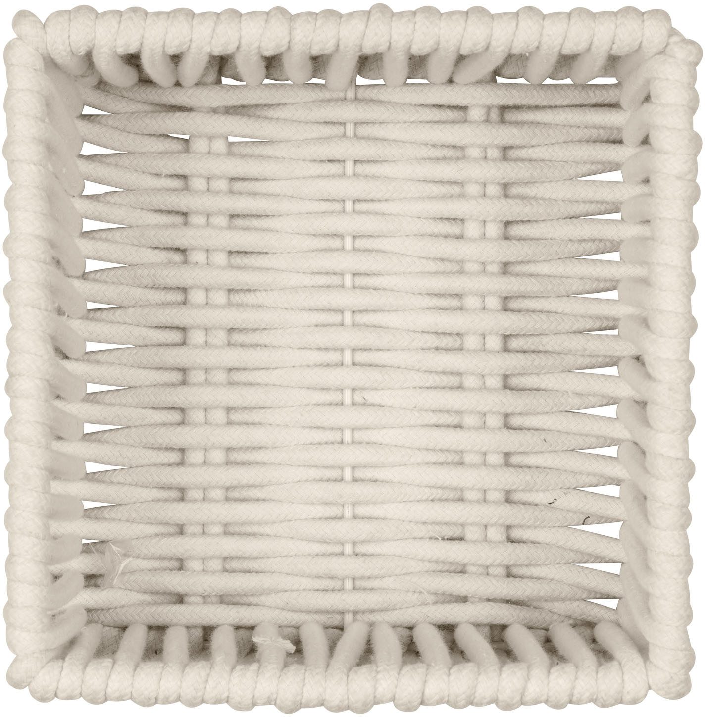 SCHÖNER WOHNEN-Kollektion Aufbewahrungskorb »Zovo M«, Badkorb mit Baumwoll-Polyester-Kordel für Badutensilien & Kosmetik