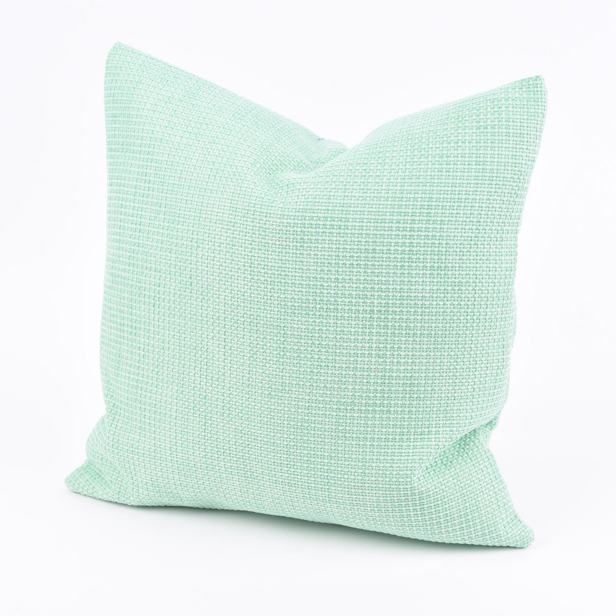 SCHÖNER LEBEN. Dekokissen Kissenhülle Dallas Strukturstoff uni mint 50x50cm