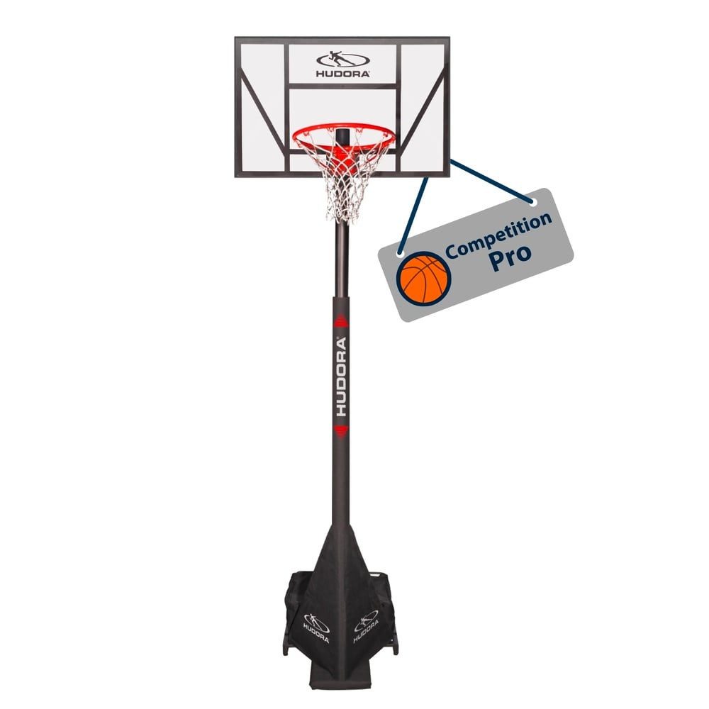Hudora Trainingshilfe Basketballständer Competition Pro (höhenverstellbar/fester)