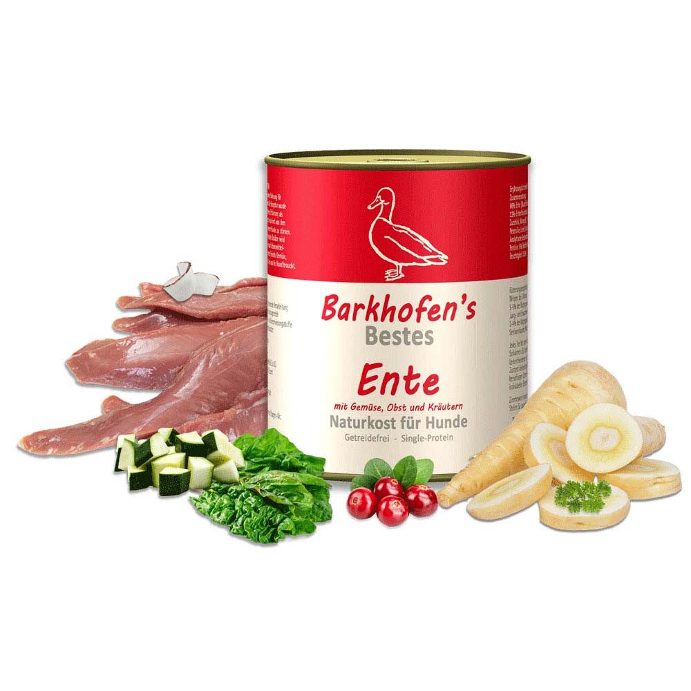 Barkhofen Tiernahrung Bestes Ente, Nassfutter für: Hunde