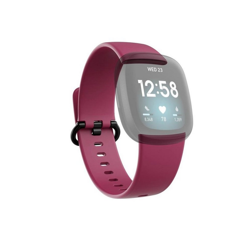 Hama Smartwatch-Armband Ersatzarmband für Fitbit Versa 3/4/Sense (2), TPU,  22 cm/21 cm | Uhrenarmbänder