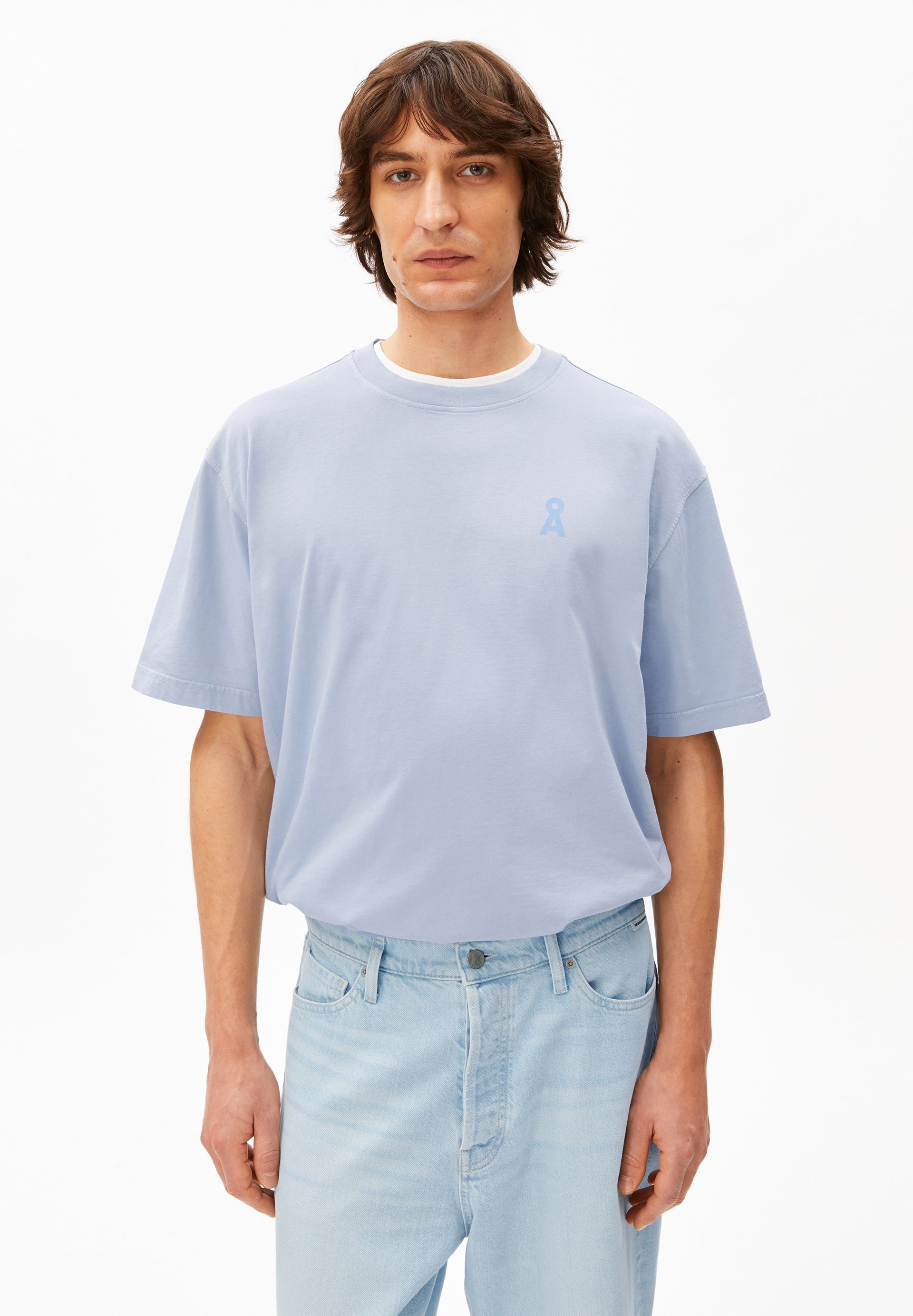 Armedangels Print-Shirt ICONIC Å MAARKOS T-Shirt aus Bio-Baumwolle Relaxed Fit