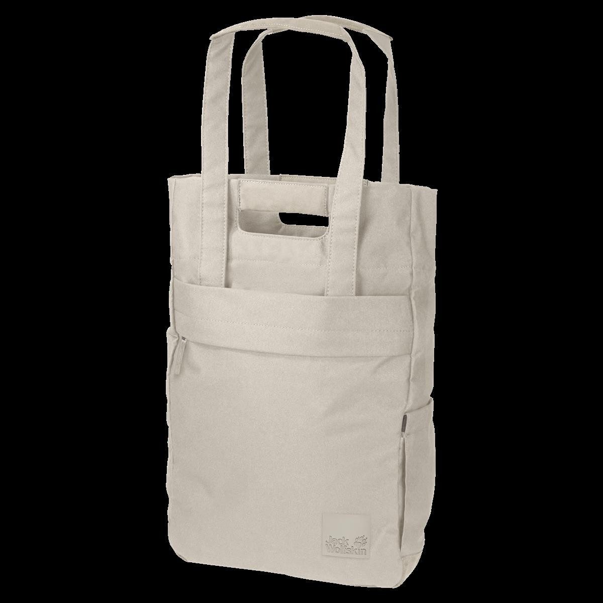 Jack Wolfskin Cityrucksack helle Jack Wolfskin Shoppertasche Rucksack-Kombi PICCADILLY dusty grey
