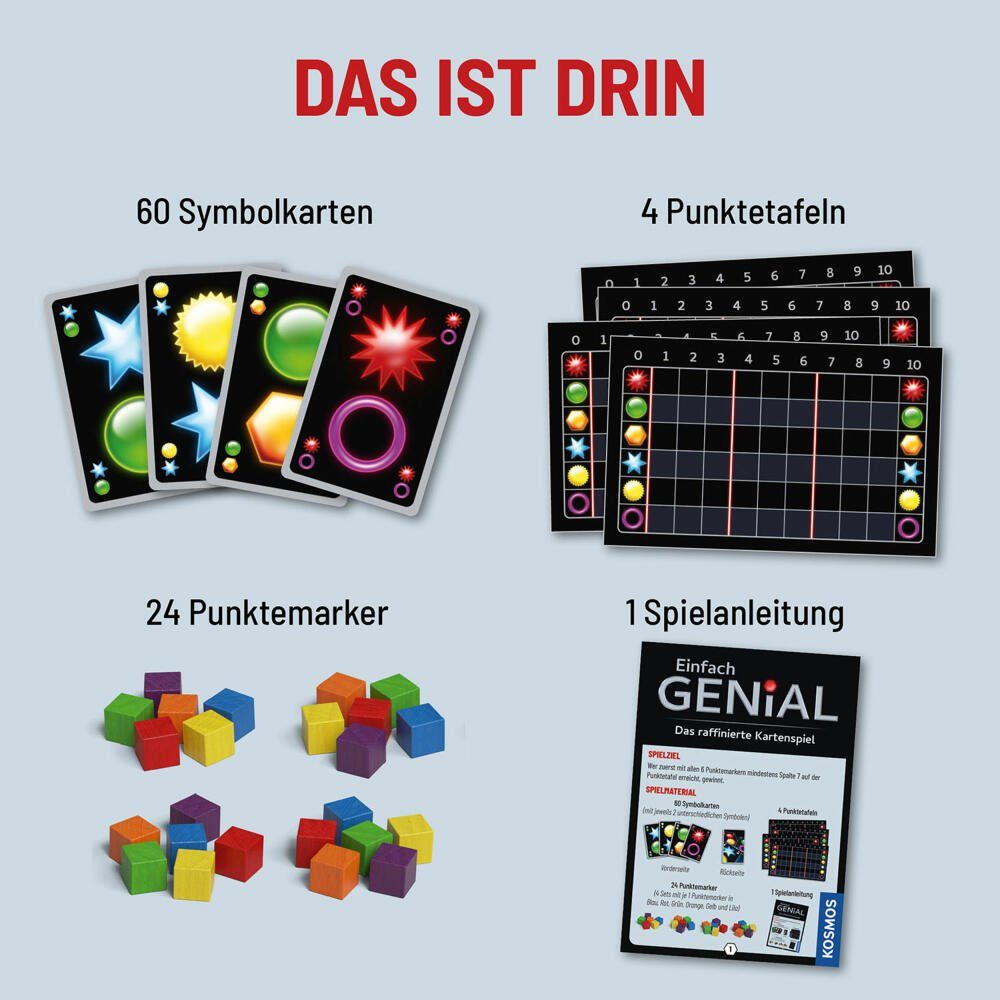 Kosmos Spiel Einfach Genial - Das Kartenspiel