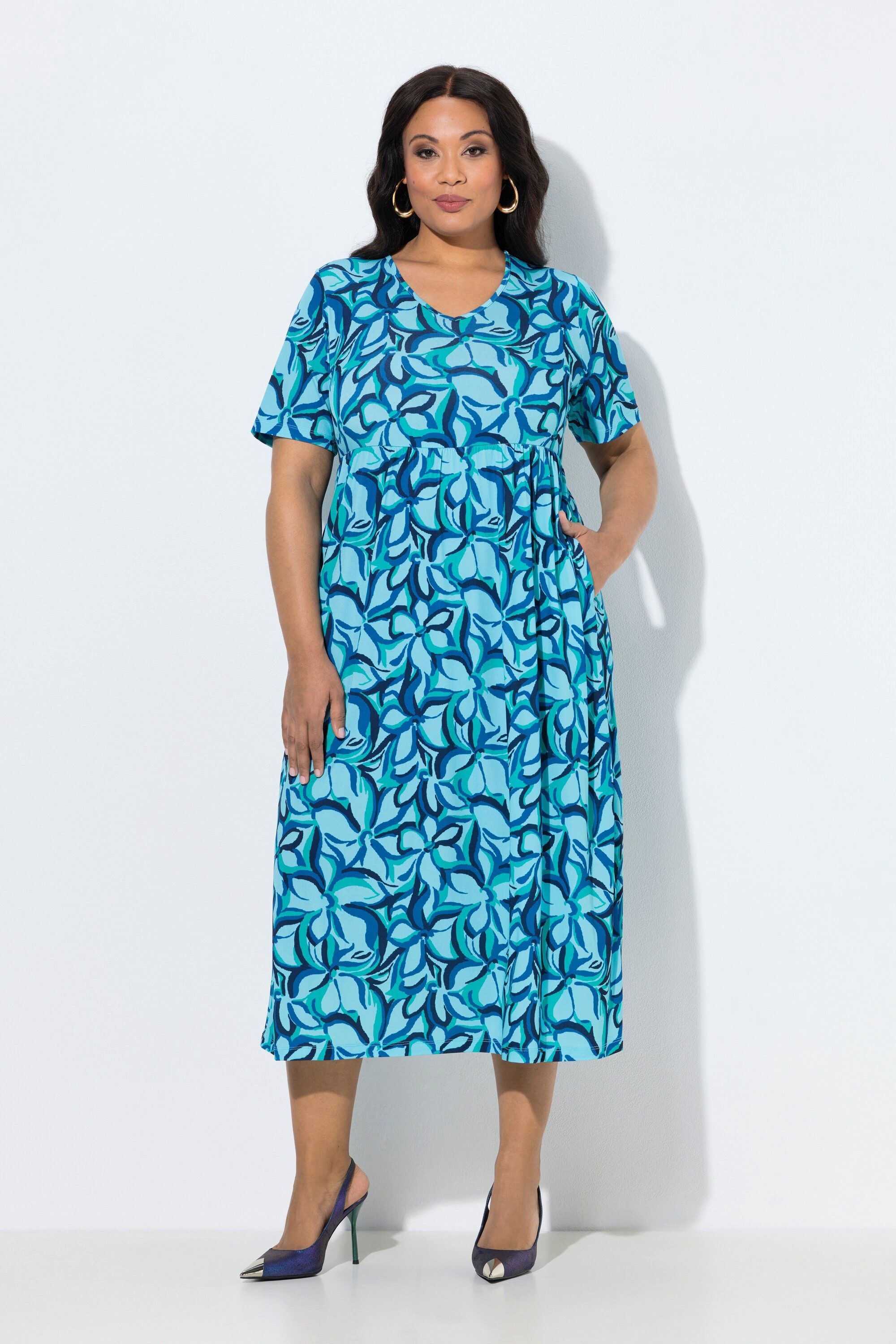 Maxikleid Jersey-Maxikleid