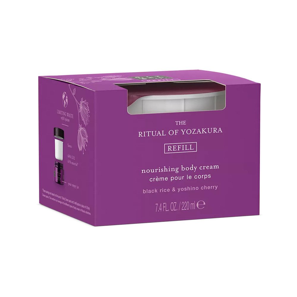 Rituals Körpercreme Rituals The Ritual Of Yozakura Body Cream Refill 220ml, Hautpflegende Körpercreme mit blumigem Duft