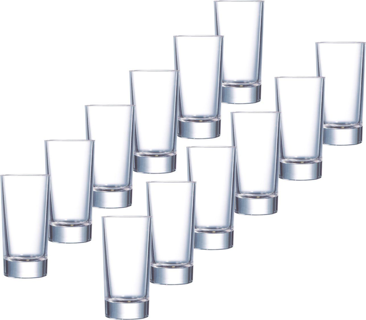 Eisch Schnapsgläser 107/18 – 6 Stück, 70 Ml Inhalt | Kristallglas, Spülmaschinenfest | Elegante Shot-Gläser