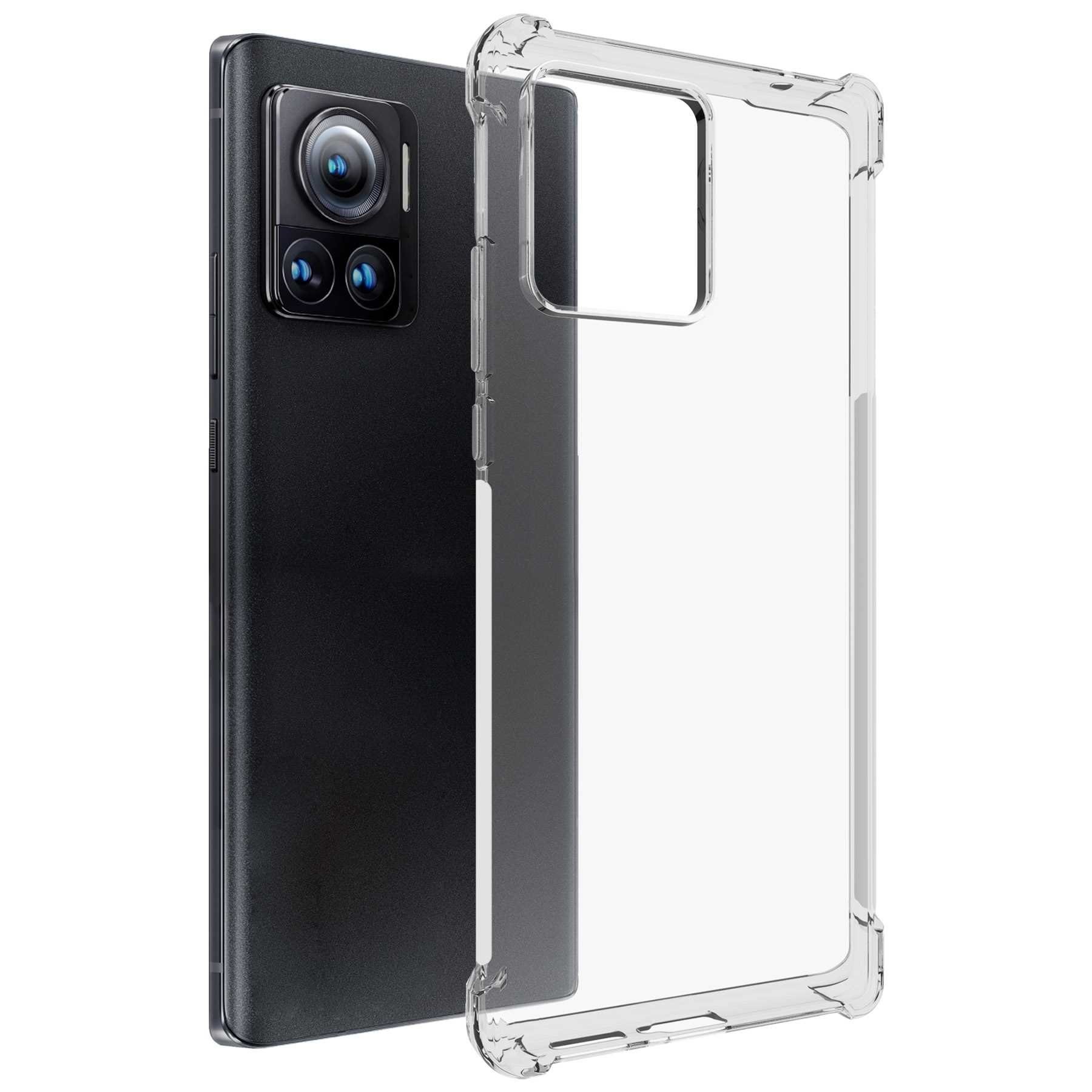 mtb more energy Smartphone-Hülle Clear Armor Case für Motorola Edge 30 Ultra, Moto X30 Pro, Transparente TPU Schutzhülle Case Backcover mit Anti-Shock Verstärkung
