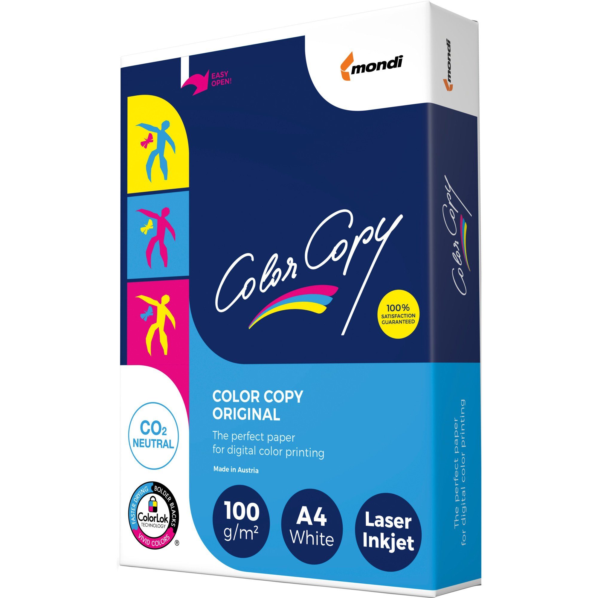 INAPA Drucker- und Kopierpapier Inapa Color Copy 100g 210x297 R, Papier, (DIN A4