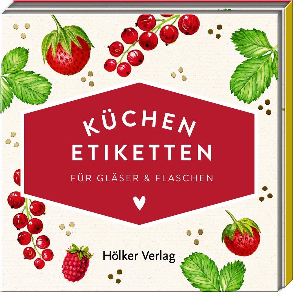 Hölker Verlag Fotoalbum Küchen-Etiketten (Rote Beeren, Hölker Küchenpapeterie)