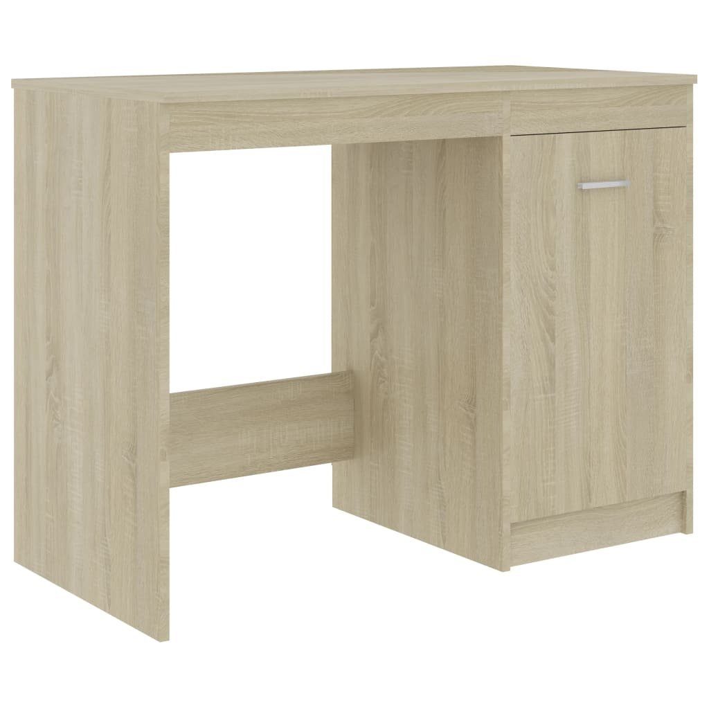 Sonoma-Eiche Schreibtisch 100x50x76 Holzwerkstoff furnicato cm