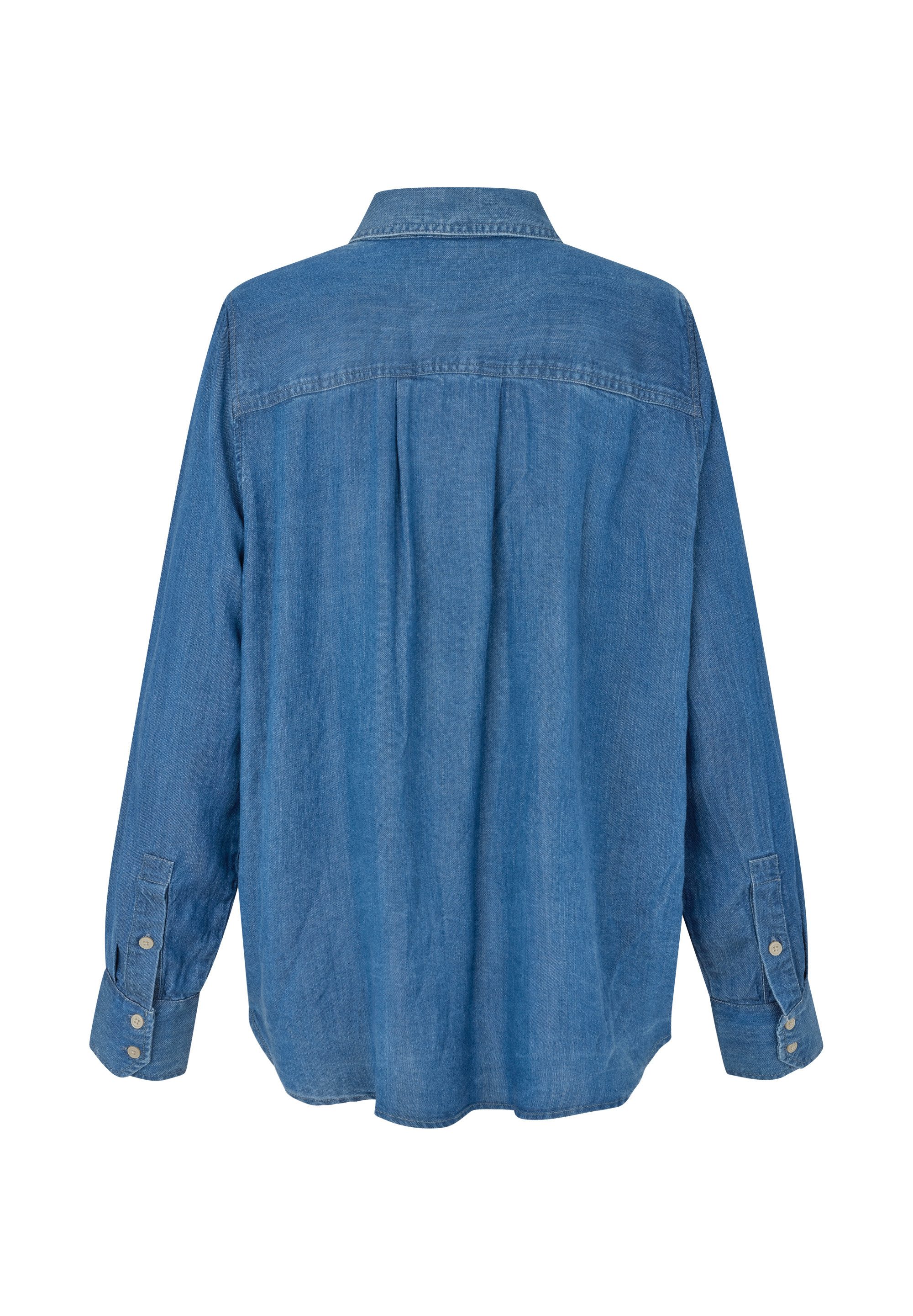 Masai Businesshemd MaIshana Hemdkragen, Abrundung, Langarm