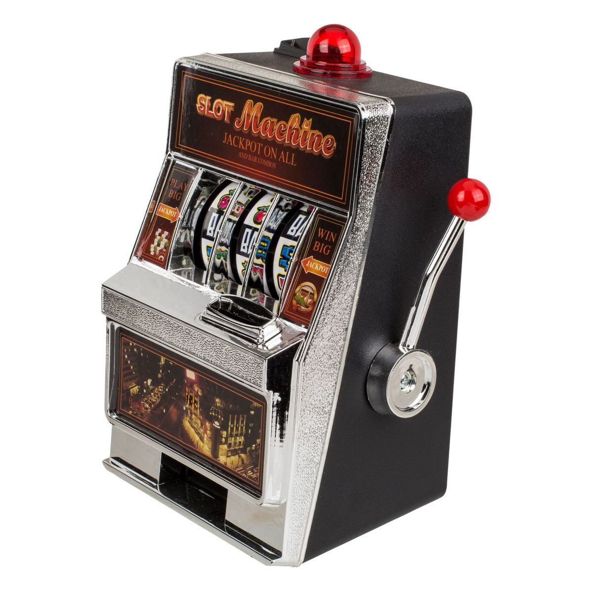 Out of the Blue Spiel Spielautomat mit 5 Shotgläsern Casino Slot Trinkspiel für Erwachsene, im Geschenkkarton