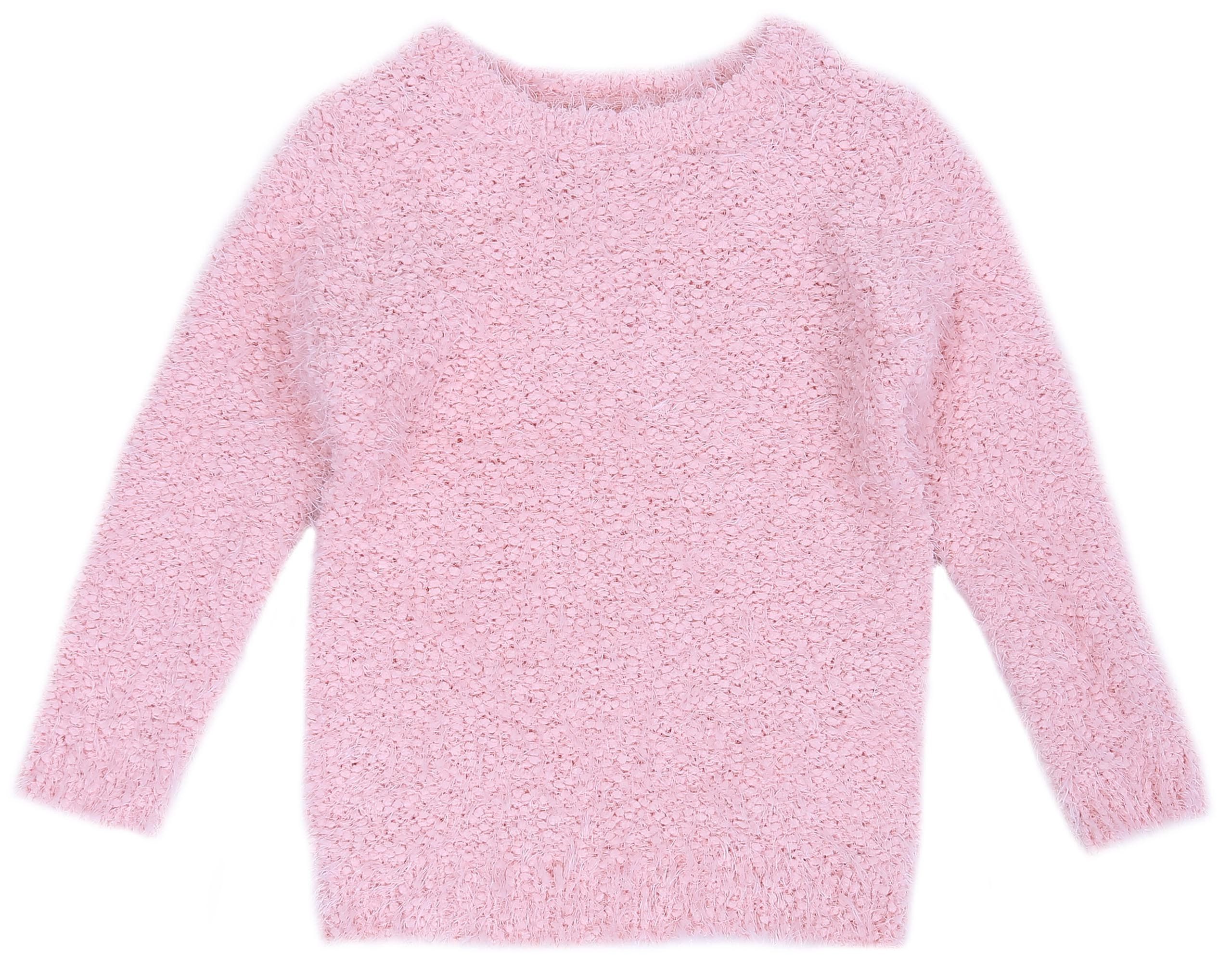 Sarcia.eu Longpullover Pullover, warm, pink, langärmelig, kuschelweich 6-7 Jahre