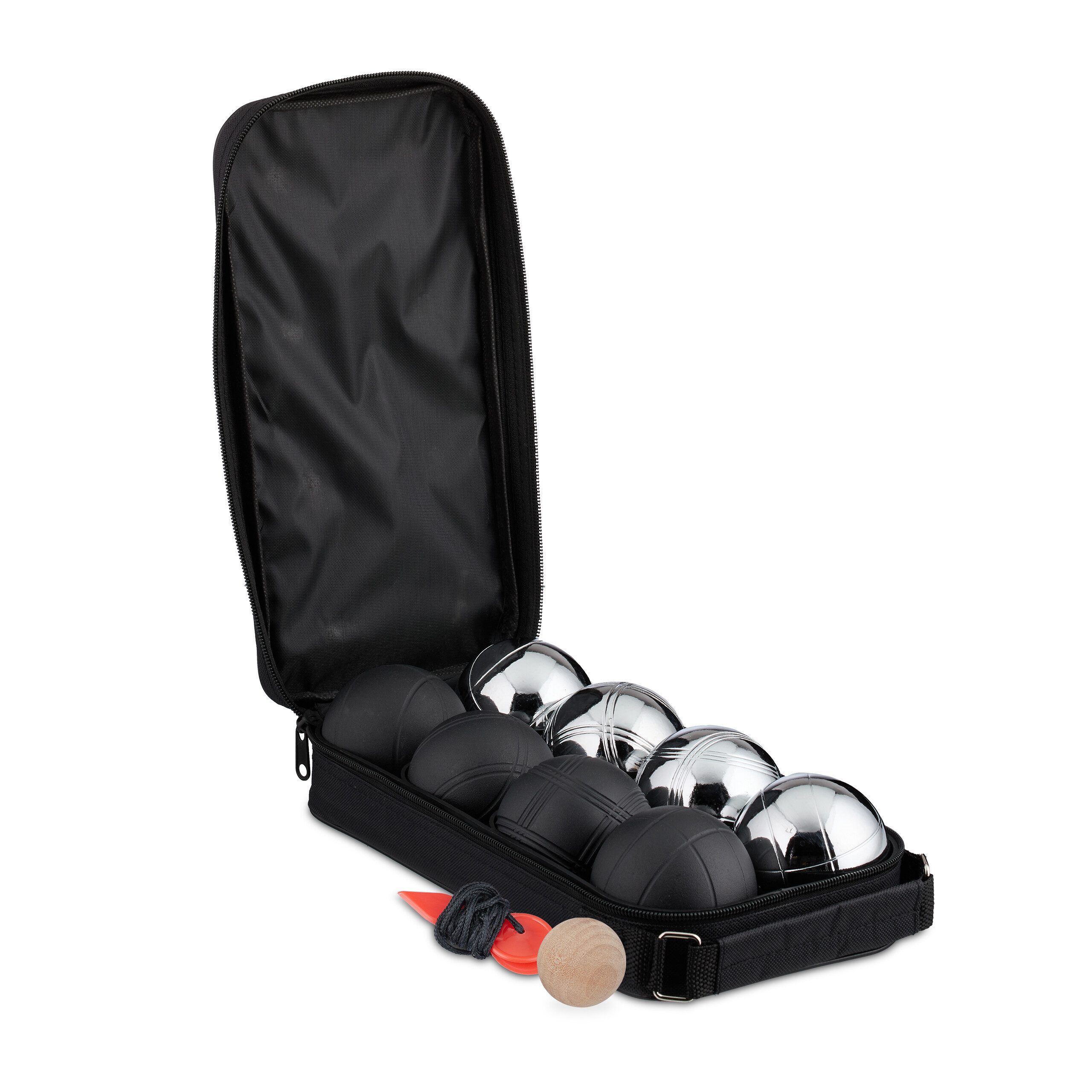 relaxdays Spielzeug-Gartenset 8 Boule Kugeln im Set, (8er Set) günstig online kaufen