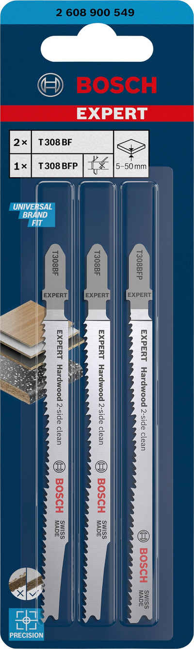 Bosch 6tlg Robust Line Stichsägeblatt-Set Wood Expert T-Schaft
