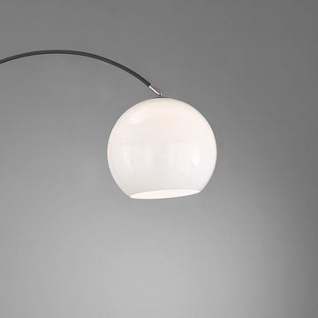 etc-shop LED Bogenlampe, Leuchtmittel nicht inklusive, gebogene Stehlampe Stehlampe gebogen weiß Wohnzimmer