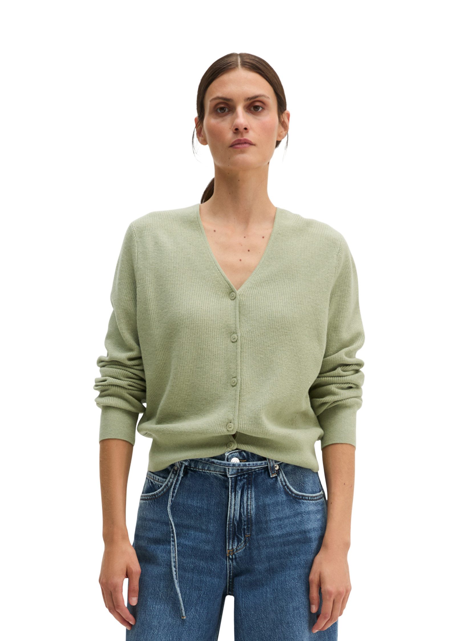 Marc O'Polo Cardigan aus softem Schurwolle-Mix