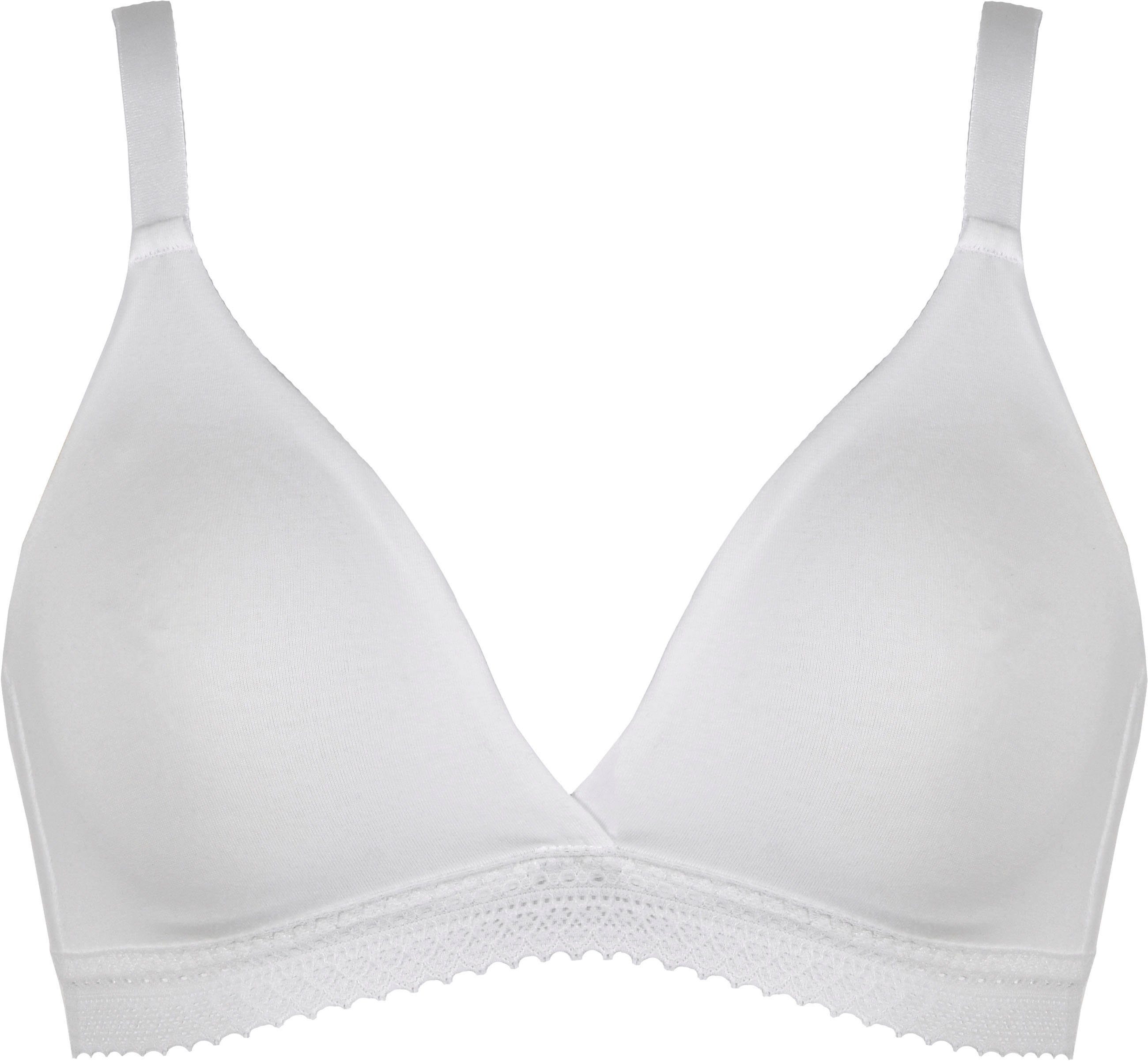 Naturana Soft-BH (2er Pack) feminin, basic, bequem, verstellbare Träger, ohne Bügel, Baumwollmix