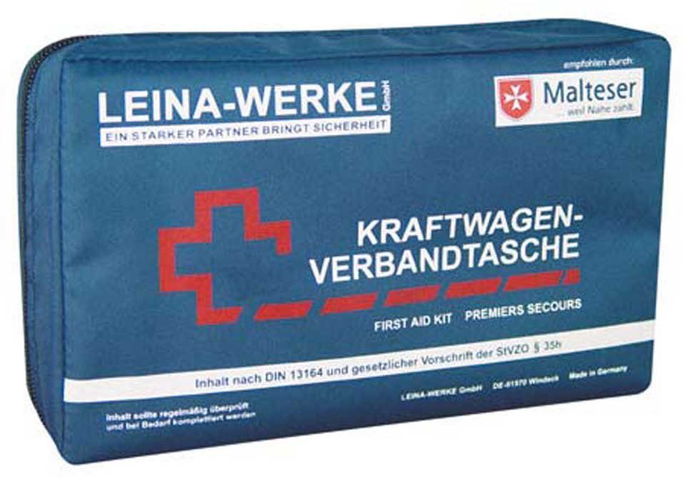 Leina-Werke KFZ-Verbandtasche Auto Verbandtasche Compact blau REF